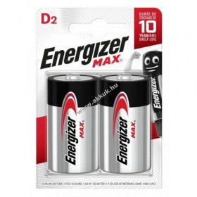 ELEM ENERGIZER MAX ALKÁLI D 2DB