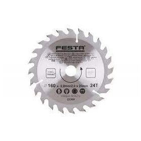 KÖRFŰRÉSZ TÁRCSA 160/24 20MM LAPKÁS