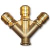 ELOSZTÓ 3/8" 3 ÁGÚ 3DB GYORSCSATLAKOZÓVAL