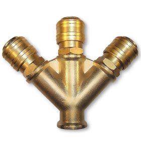 ELOSZTÓ 3/8" 3 ÁGÚ 3DB GYORSCSATLAKOZÓVAL